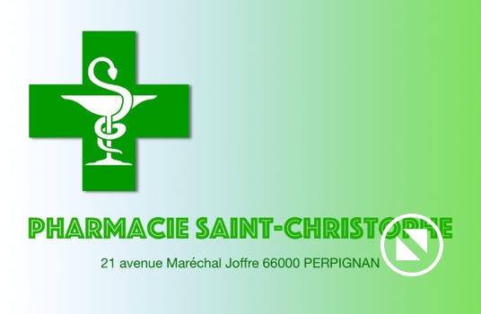 Pharmacie Saint-Christophe, avenue Joffre 